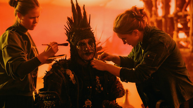 Кадр со съемок фильма «Король и Шут. Навсегда», реж. Рустам Мосафир, Плюс Студия, Лунапарк, Лига Фильм