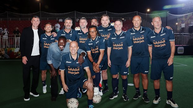 Команда Тотти обыграла команду Ривалдо на турнире в ОАЭ.