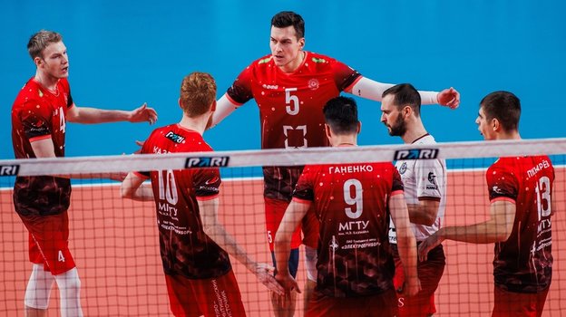 Волейболисты МГТУ.