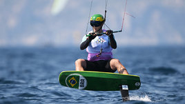 Кайтсерфер Бруно Лобо.