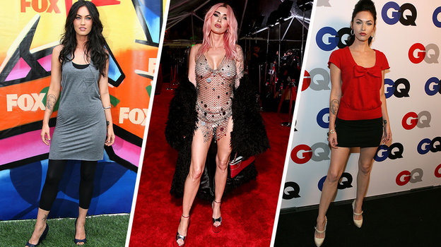 Неудачные образы для классического типа внешности на примере Меган Фокс. Меган Фокс