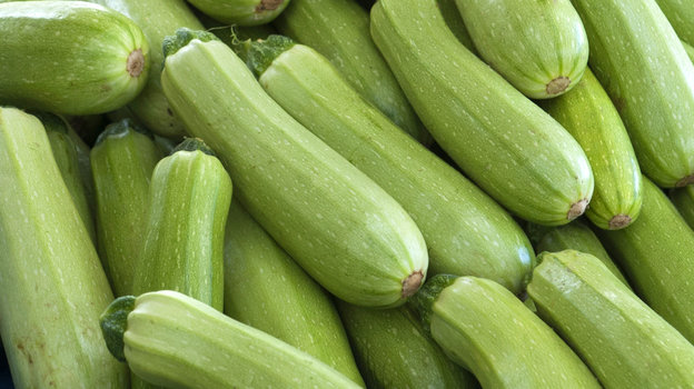 Кабачки крупным планом