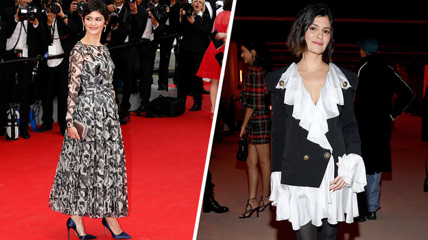 Одри Тоту. До и после того, как оделась по своему типажу. Одри Тоту