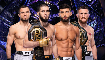 UFC 311 Ислам Махачев — Арман Царукян и Умар Нурмагомедов — Мераб Двалишвили.