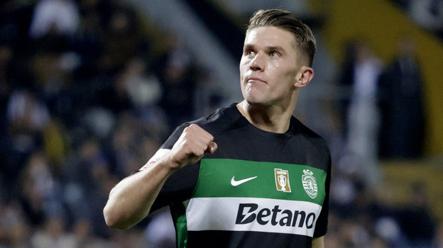 Виктор Дьекереш. Нападающий «Спортинга» Виктор Дьекереш