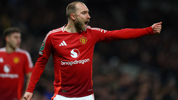 Кристиан Эриксен. Полузащитник «Манчестер Юнайтед» Кристиан Эриксен