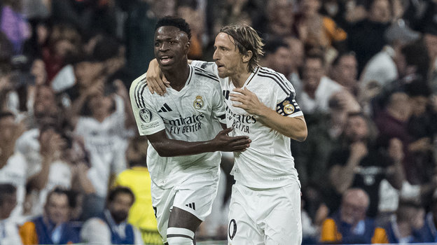 Винисиус и Лука Модрич («Реал»).