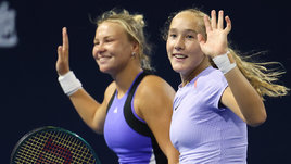 Теннисистки Диана Шнайдер и Мирра Андреева.
