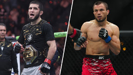 Бойцы Ислам Махачев и Умар Нурмагомедов.