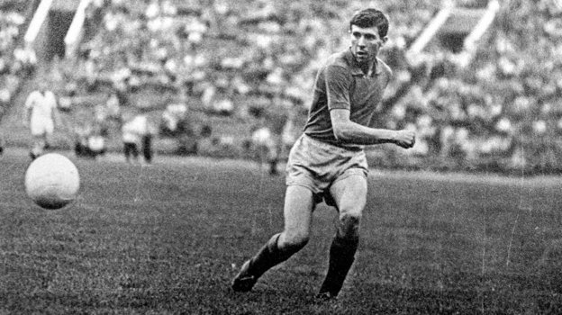 Бывший защитник ЦСКА и сборной СССР Владимир Пономарев. 1960-е