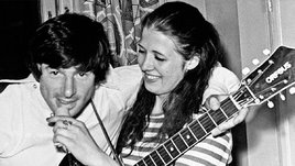 Хоккеист Валерий Харламов с женой Ириной.