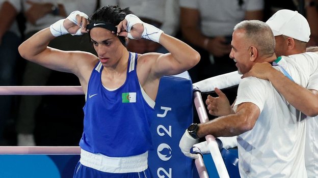 Иман Хелиф на Олимпиаде в Париже. Боксерша Иман Хелиф на Олимпиаде в Париже