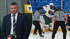 Игорь Главный тренер нижнекамского «Реактора» Игорь Федоров и массовая драка хоккеистов