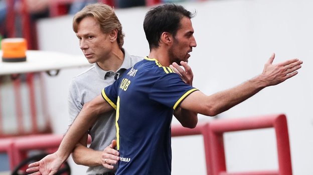 Валерий Карпин и Ивелин Попов