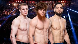 Бойцы ММА Сергей Павлович, Шарабутдин «Шара Буллет» Магомедов и Нассурдин Имавов