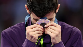 Тхэквондист Гашим Магомедов с медалью Олимпиады-2024