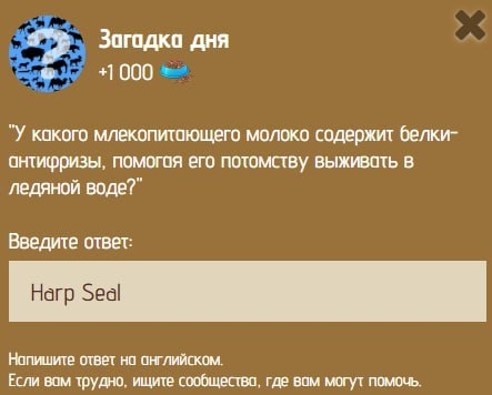 Загадка дня в Zoo 22-23 января.