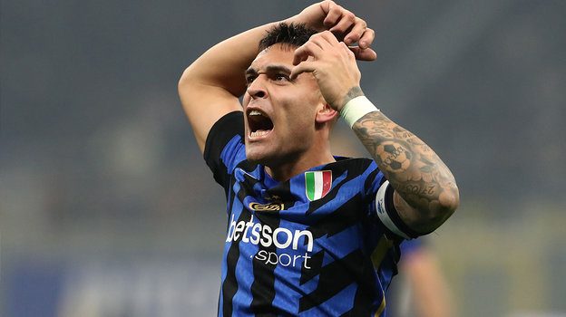 Нападающий «Интера» Лаутаро Мартинес.