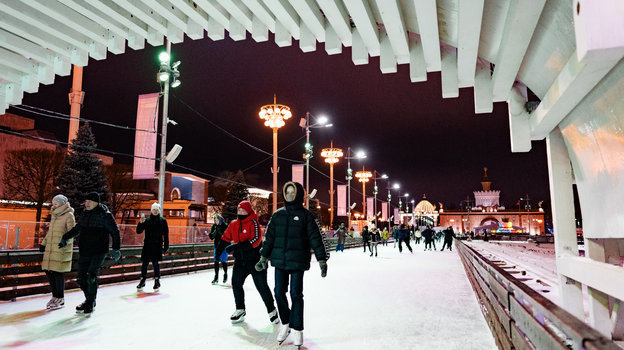 Каток на ВДНХ. Пресс-служба ВДНХ