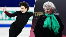 Украинский фигурист Вадим Колесник и заслуженный тренер СССР Татьяна Тарасова