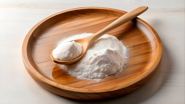 Сода на тарелке