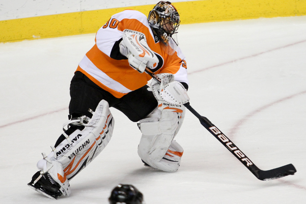 Илья Брызгалов. Бывший вратарь «Филадельфии» Илья Брызгалов