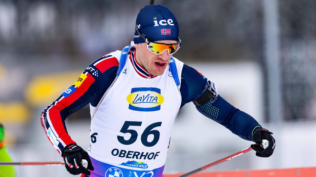 Биатлонист Тарьей Бе