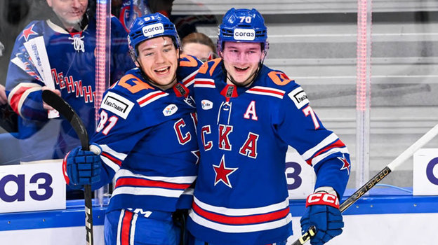 Хоккеисты СКА