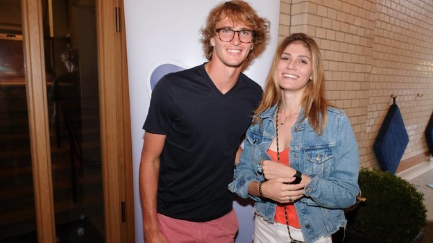 Александр Зверев и Ольга Шарыпова.