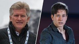 Двукратный олимпийский чемпион по биатлону Дмитрий Васильев и фигурист Вадим Колесник