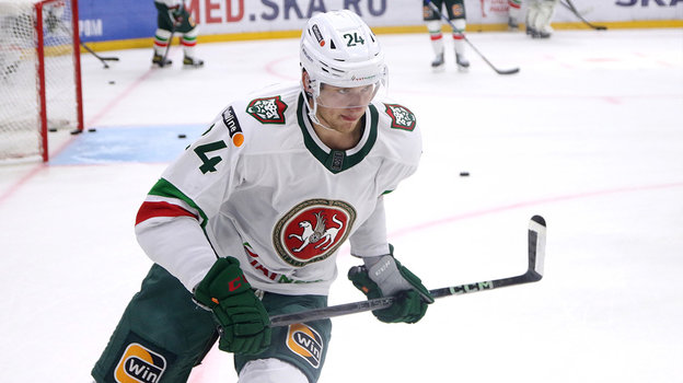 Илья Сафонов. Нападающий «Ак Барса» Илья Сафонов