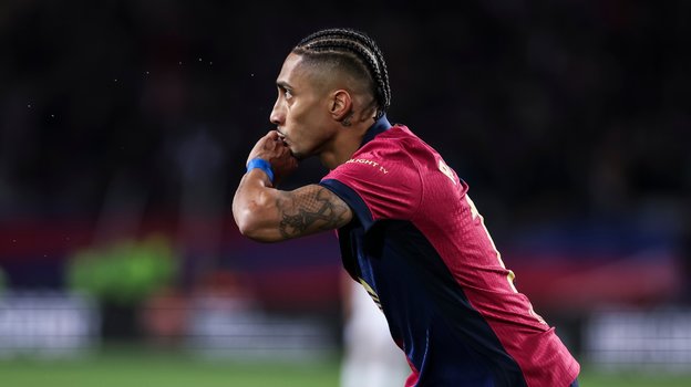 Нападающий «Барселоны» Рафинья.