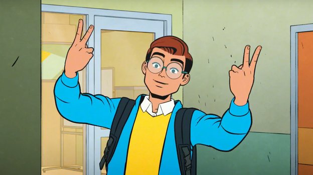 Кадр из мультсериала «Ваш дружелюбный сосед Человек-паук», реж. Мельхиор Цвайер / Disney+