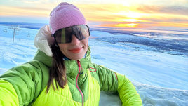 Ски-альпинистка Варвара Прохорова