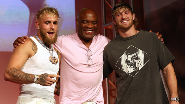 Братья Логан и Джейк Пол и Андерсон Силва