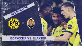 «Боруссия» — «Шахтер»: Лига чемпионов, 8-й тур, видеообзор матча