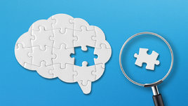 Пазл в виде мозга