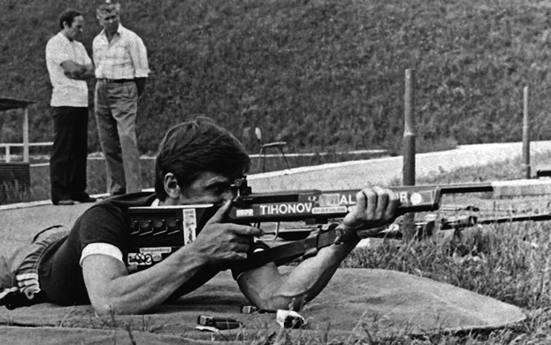 Александр Тихонов на тренировке. Александр Тихонов на тренировке