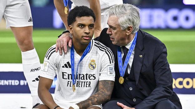 Родриго и Карло Анчелотти («Реал»).