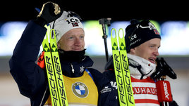 Биатлонисты Йоханнес и Тарьей Бе.