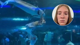 «Возможно, рыба плохо поела». Гигантский осетр чуть не проглотил российскую синхронистку в Китае