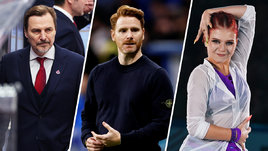 Фигуристка Александра Трусова, футбольный тренер Гильермо Абаскаль и главный тренер ЦСКА  Сергей Федоров.