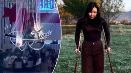 Воздушная гимнастка Жибек Казакова