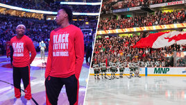 Баскетболисты «Торонто» Брюс Браун, Скотти Барнс, хоккеисты «Миннессоты»