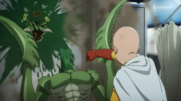 Кадр из аниме «Ванпанчмен» / J.C.Staff