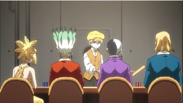 Кадр из аниме «Доктор Стоун» / TMS Entertainment