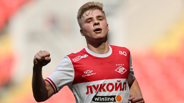 Даниил Зорин. Полузащитник «Спартака» Даниил Зорин