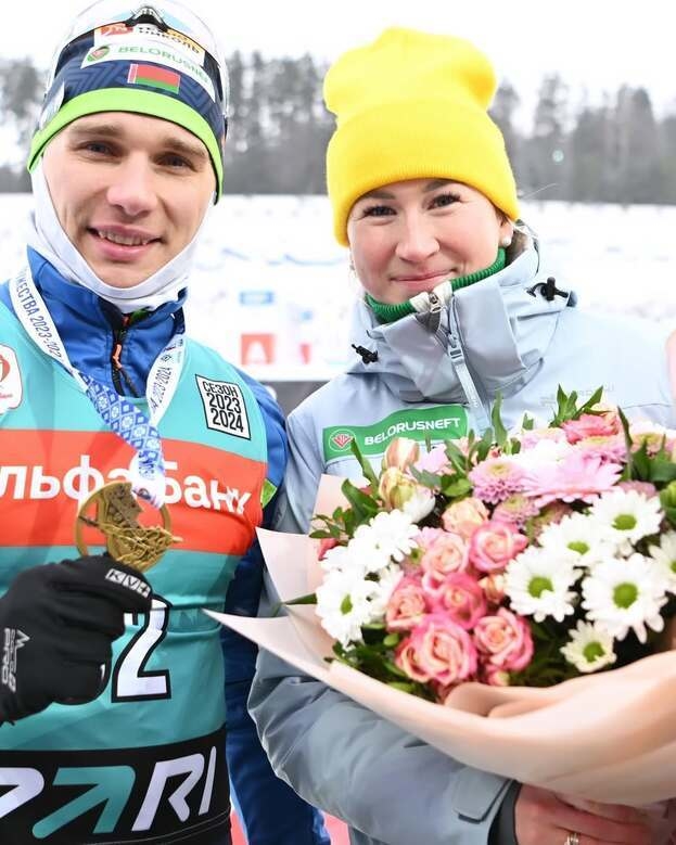 Антон Смольский и Динара Алимбекова.