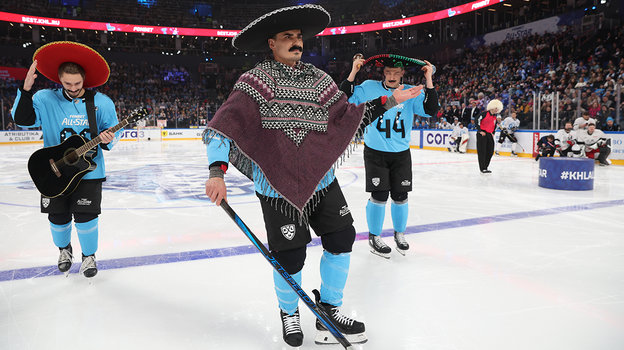 Семён Чистяков, Наиль Якупов и Дамир Шарипзянов. Матч звезд КХЛ