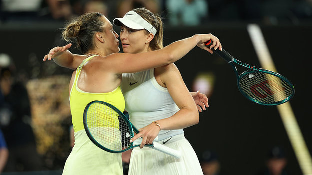 Арина Соболенко и Паула Бадоса.